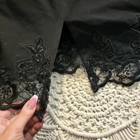 Lane Bryant NWT Pencil Skirt With Lace Detail and Trim - Picture 3 of 5